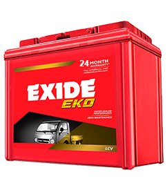 3W/LCV: EXIDE EKO: 24M WARRANTY